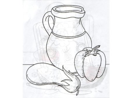 Натюрморт карандашом