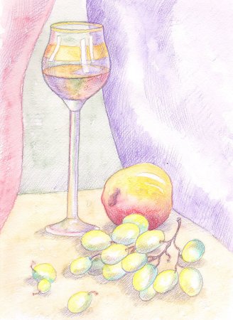 Натюрморт карандашом