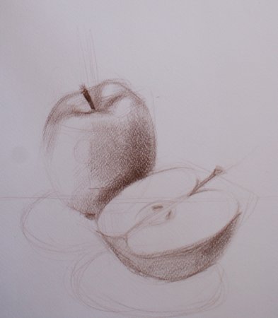 Натюрморт карандашом для начинающих