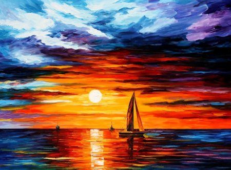 Афремов Леонид художник море