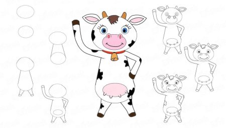 Easy draw Cow