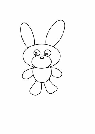 Рисование зайчика