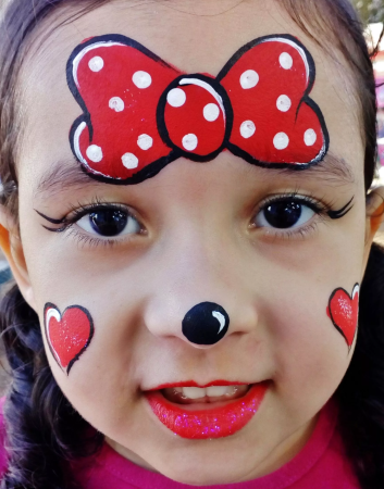 Грим на лице для детей легкие