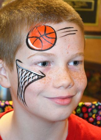 Аквагрим несложный для мальчиков