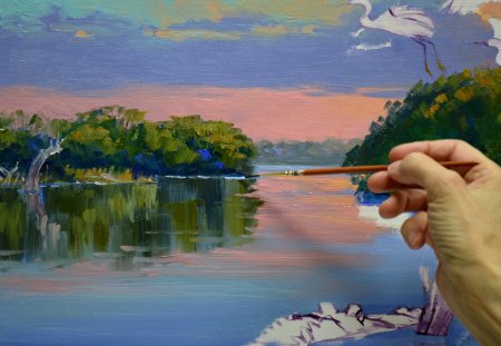 Картины акрилом