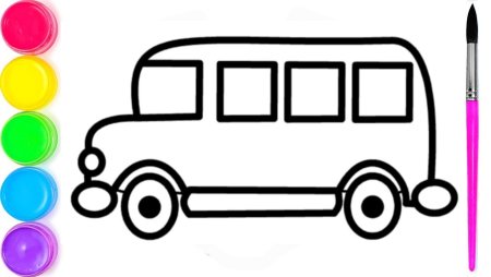 Нарисовать автобус