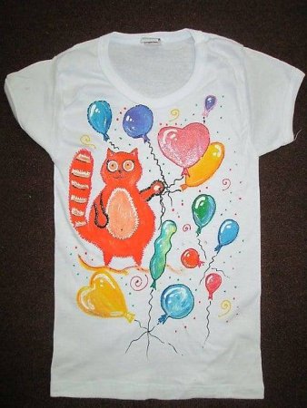 Мастер класс по рисованию на футболках