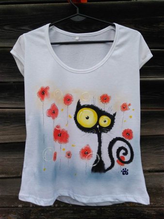 Роспись по ткани акриловыми красками