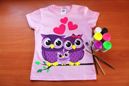 Роспись футболок для детей