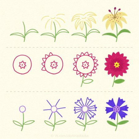 Цветы для рисования