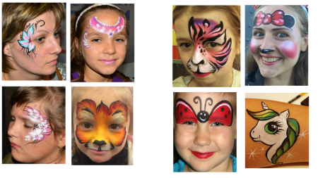 Лёгкий аквагрим для детей для мальчика