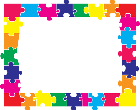 Рамка разноцветная