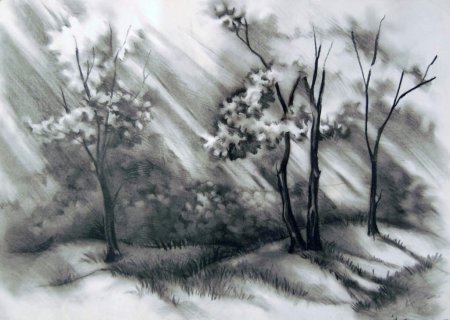 Пейзаж рисунок