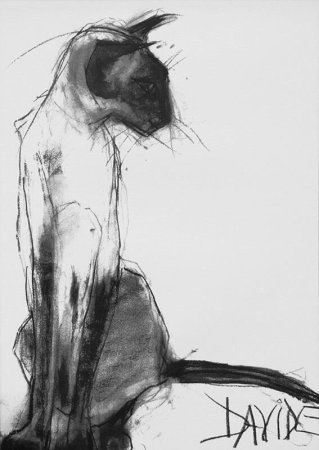 Рисунок углем простой