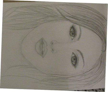 Лицо девушки рисунок карандашом для начинающих