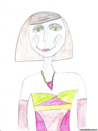 Рисунок на день матери для срисовки