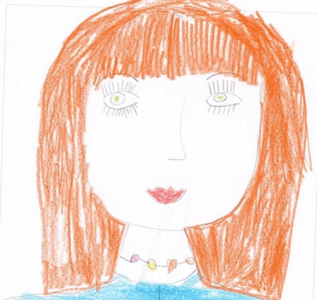 Рисунок мамы простым карандашом