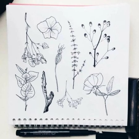 Простые рисунки для скетчбука