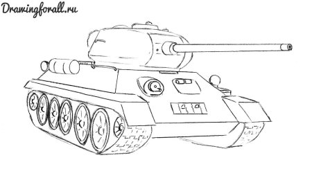 Рисунок танка т 34