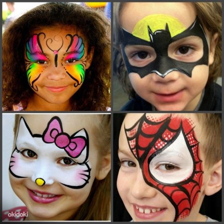 Аквагрим Единорог легкий