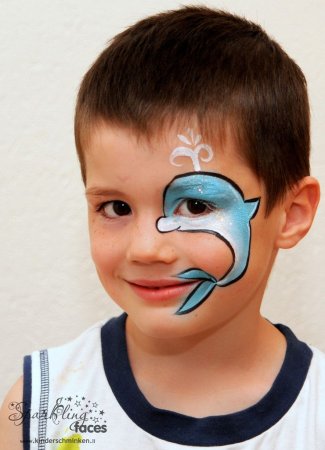 Аквагрим для детей бабочка