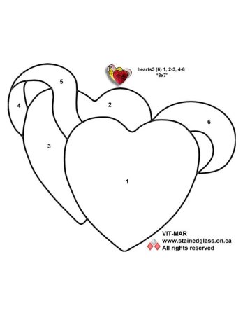 Эскиз аппликации из ткани