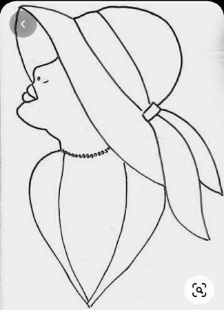 Трафарет маков для витража