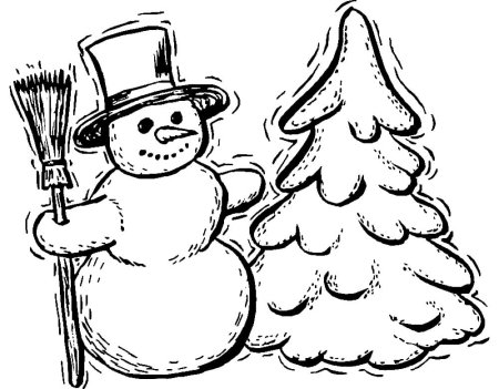 Способы рисования елки для детей