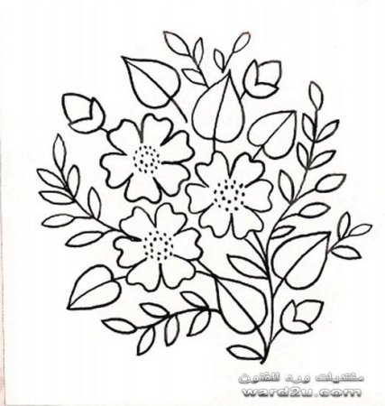 Трафареты для вышивания гладью