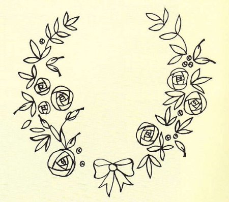 Вышивка лентами схемы