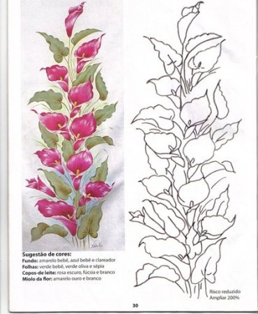 Вышивка лентами схемы и рисунки для начинающих