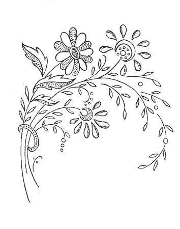 Узоры для вышивки гладью