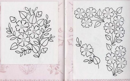 Красивые узоры для вышивки лентами