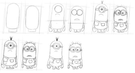 Лёгкие рисунки для срисо