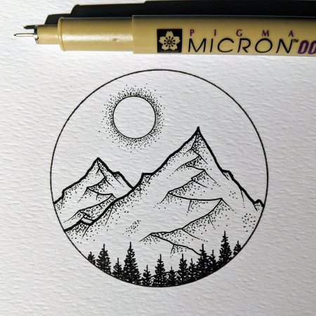 Идеи для рисования лайнером