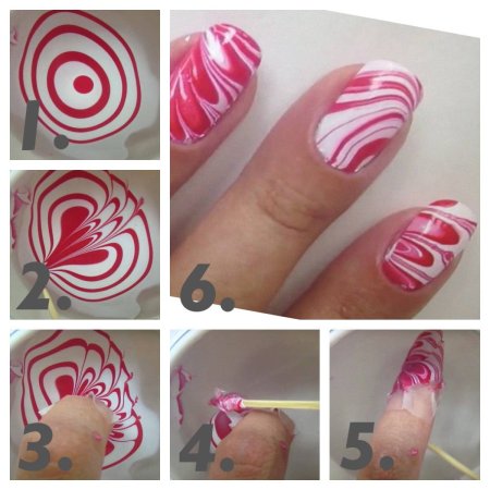 Лёгкие рисунки на ногтях Стрекоза