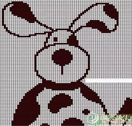 Плед 2с2 крючком схемы Лисичка