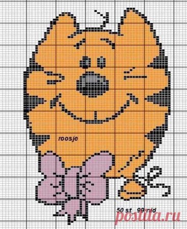 Схема зайца для жаккарда