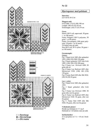 Красивые варежки жаккард
