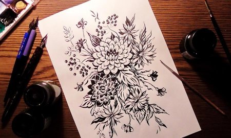 Перо для рисования тушью