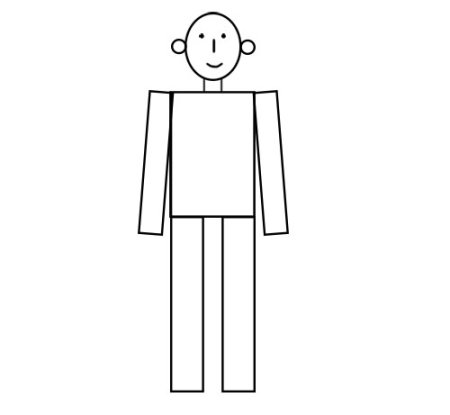 Схема рисования человека для дошкольников