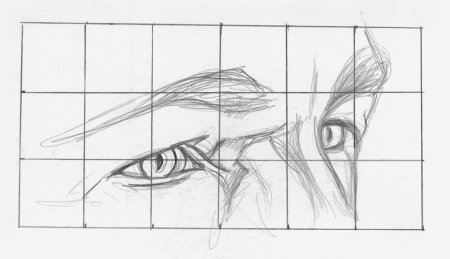 Глаза нарисованные