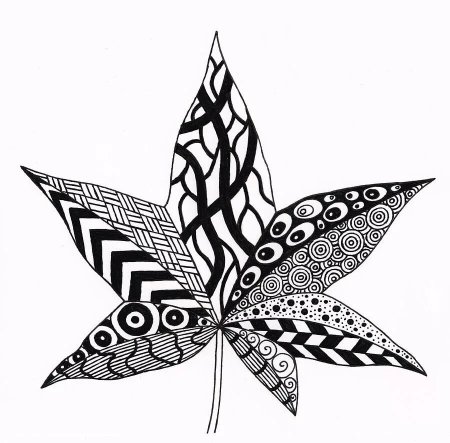 Узоры цветов для рисования