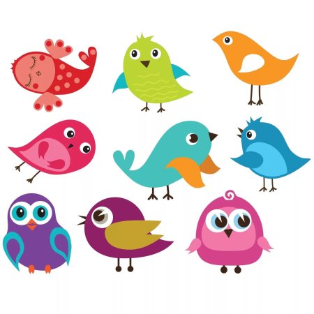 Птичка рисунок