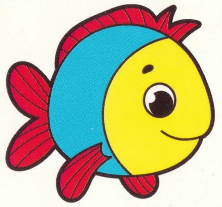 Рыбка рисунок для детей