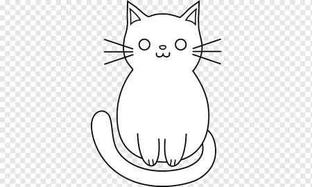 Кошки. Раскраска