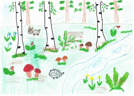 Зарисовки на тему осень карандашом