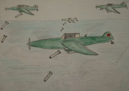 Несложные военные рисунки