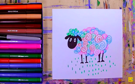 Рисование маркерами для детей