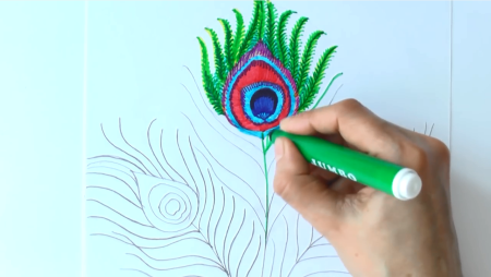 Уроки рисования фломастерами